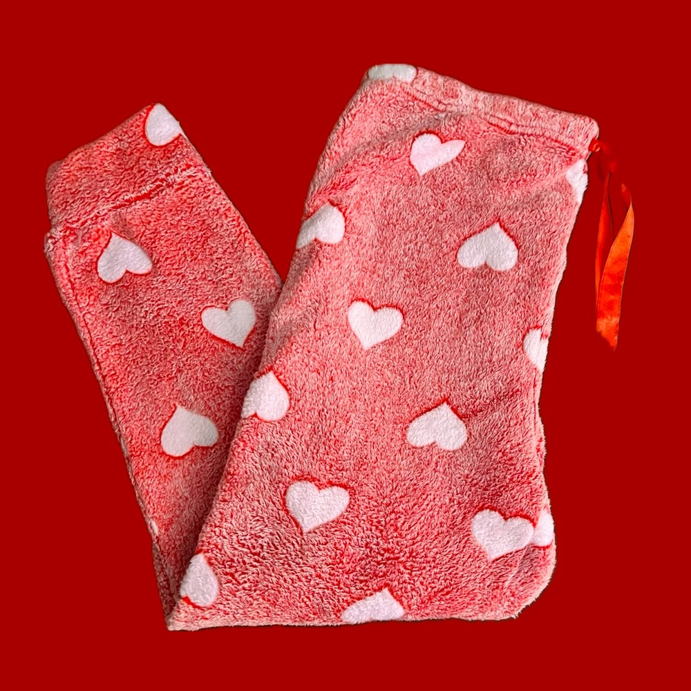 Heart Pattern Pajama Pants